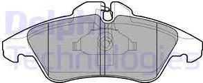 Delphi LP980 - Set placute frana,frana disc aaoparts.ro