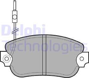 Delphi LP97 - Set placute frana,frana disc aaoparts.ro
