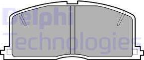 Delphi LP460 - Set placute frana,frana disc aaoparts.ro