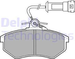 Delphi LP431 - Set placute frana,frana disc aaoparts.ro