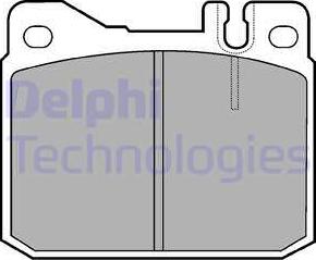 Delphi LP427 - Set placute frana,frana disc aaoparts.ro