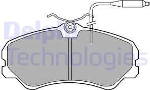 Delphi LP594 - Set placute frana,frana disc aaoparts.ro