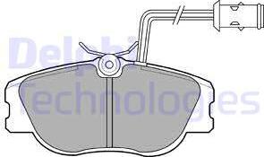 Delphi LP598 - Set placute frana,frana disc aaoparts.ro