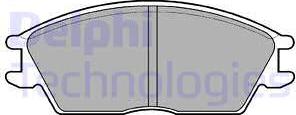Delphi LP593 - Set placute frana,frana disc aaoparts.ro