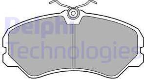 Delphi LP567 - Set placute frana,frana disc aaoparts.ro