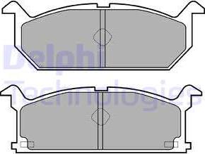 Delphi LP528 - Set placute frana,frana disc aaoparts.ro