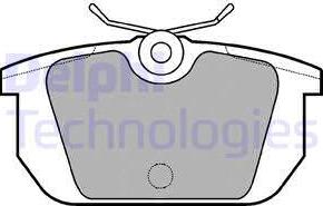 Delphi LP522 - Set placute frana,frana disc aaoparts.ro