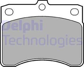Delphi LP578 - Set placute frana,frana disc aaoparts.ro