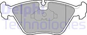 Delphi LP602 - Set placute frana,frana disc aaoparts.ro