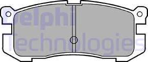Delphi LP624 - Set placute frana,frana disc aaoparts.ro