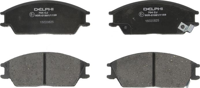 Delphi LP0704 - Set placute frana,frana disc aaoparts.ro