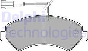 Delphi LP1993 - Set placute frana,frana disc aaoparts.ro