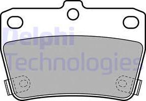 Delphi LP1942 - Set placute frana,frana disc aaoparts.ro