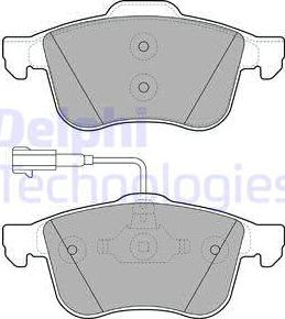 Delphi LP1959 - Set placute frana,frana disc aaoparts.ro