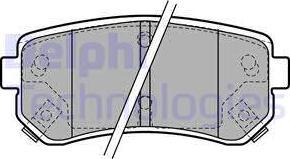 Delphi LP1952 - Set placute frana,frana disc aaoparts.ro