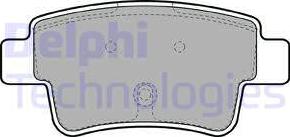 Delphi LP1965 - Set placute frana,frana disc aaoparts.ro