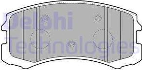 Delphi LP1901 - Set placute frana,frana disc aaoparts.ro