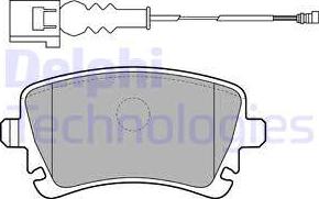 Delphi LP1911 - Set placute frana,frana disc aaoparts.ro