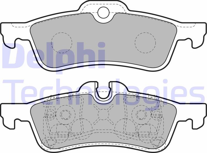 Delphi LP1912 - Set placute frana,frana disc aaoparts.ro