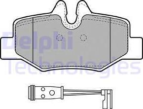 Delphi LP1939 - Set placute frana,frana disc aaoparts.ro