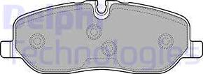 Delphi LP1935 - Set placute frana,frana disc aaoparts.ro