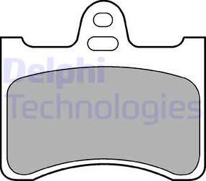 Delphi LP193 - Set placute frana,frana disc aaoparts.ro