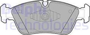 Delphi LP1925 - Set placute frana,frana disc aaoparts.ro