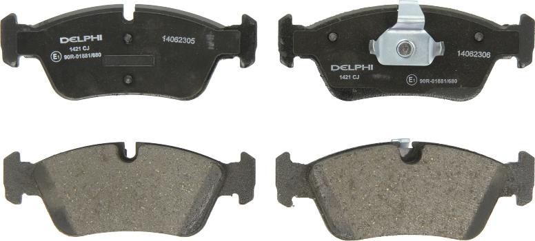 Delphi LP1421 - Set placute frana,frana disc aaoparts.ro