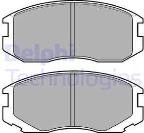 Delphi LP1594 - Set placute frana,frana disc aaoparts.ro