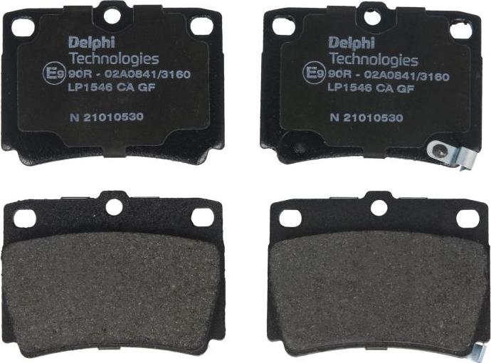 Delphi LP1546 - Set placute frana,frana disc aaoparts.ro