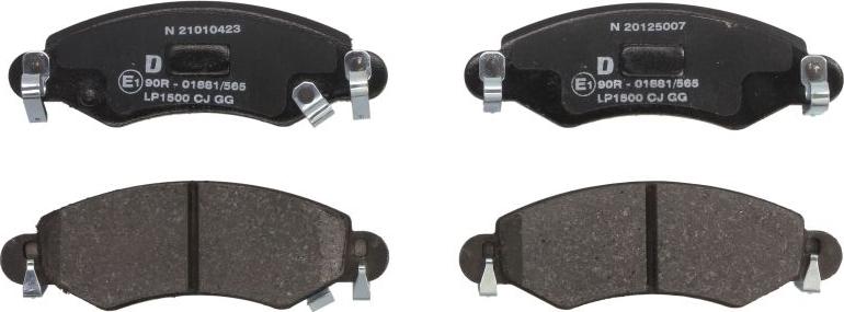 Delphi LP1500 - Set placute frana,frana disc aaoparts.ro