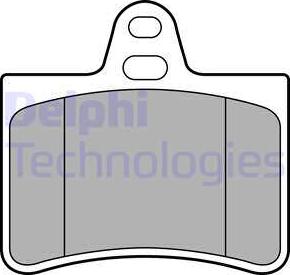 Delphi LP1680 - Set placute frana,frana disc aaoparts.ro