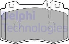 Delphi LP1688 - Set placute frana,frana disc aaoparts.ro