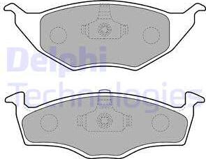 Delphi LP1675 - Set placute frana,frana disc aaoparts.ro