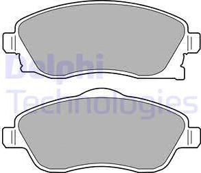 Delphi LP1676 - Set placute frana,frana disc aaoparts.ro