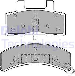Delphi LP1167 - Set placute frana,frana disc aaoparts.ro