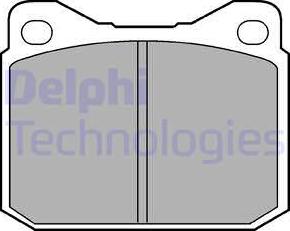 Delphi LP117 - Set placute frana,frana disc aaoparts.ro