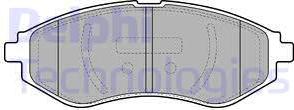 Delphi LP1895 - Set placute frana,frana disc aaoparts.ro