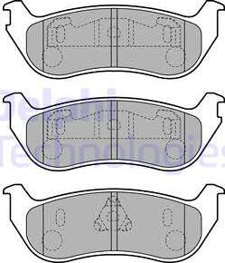 Delphi LP1859 - Set placute frana,frana disc aaoparts.ro