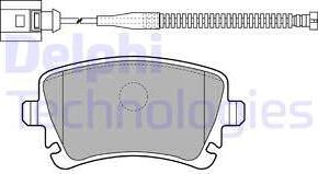 Delphi LP1860 - Set placute frana,frana disc aaoparts.ro