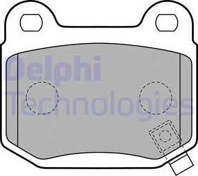 Delphi LP1839 - Set placute frana,frana disc aaoparts.ro