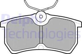 Delphi LP1316 - Set placute frana,frana disc aaoparts.ro