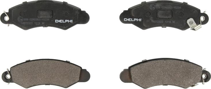 Delphi LP1318 - Set placute frana,frana disc aaoparts.ro