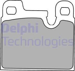 Delphi LP1230 - Set placute frana,frana disc aaoparts.ro