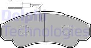 Delphi LP1751 - Set placute frana,frana disc aaoparts.ro