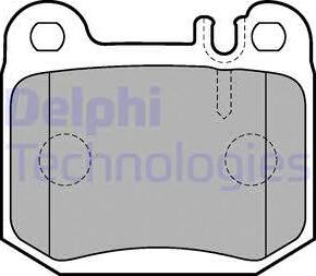 Delphi LP1705 - Set placute frana,frana disc aaoparts.ro