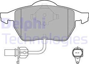 Delphi LP1706 - Set placute frana,frana disc aaoparts.ro