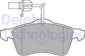 Delphi LP1707 - Set placute frana,frana disc aaoparts.ro