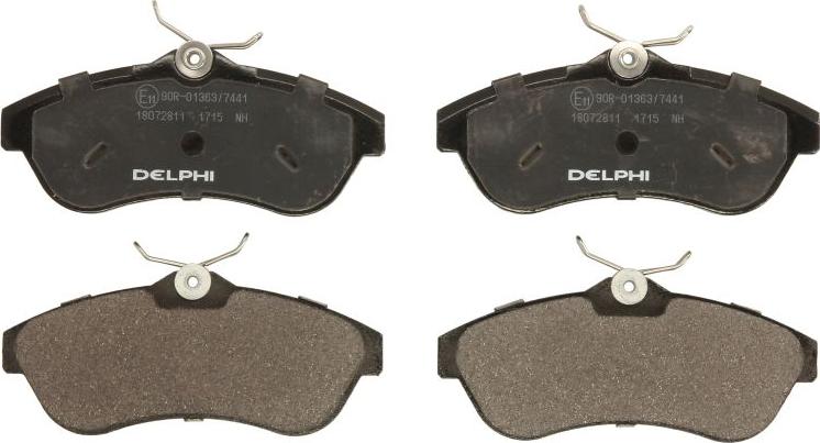 Delphi LP1715 - Set placute frana,frana disc aaoparts.ro