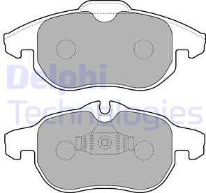 Delphi LP1723 - Set placute frana,frana disc aaoparts.ro